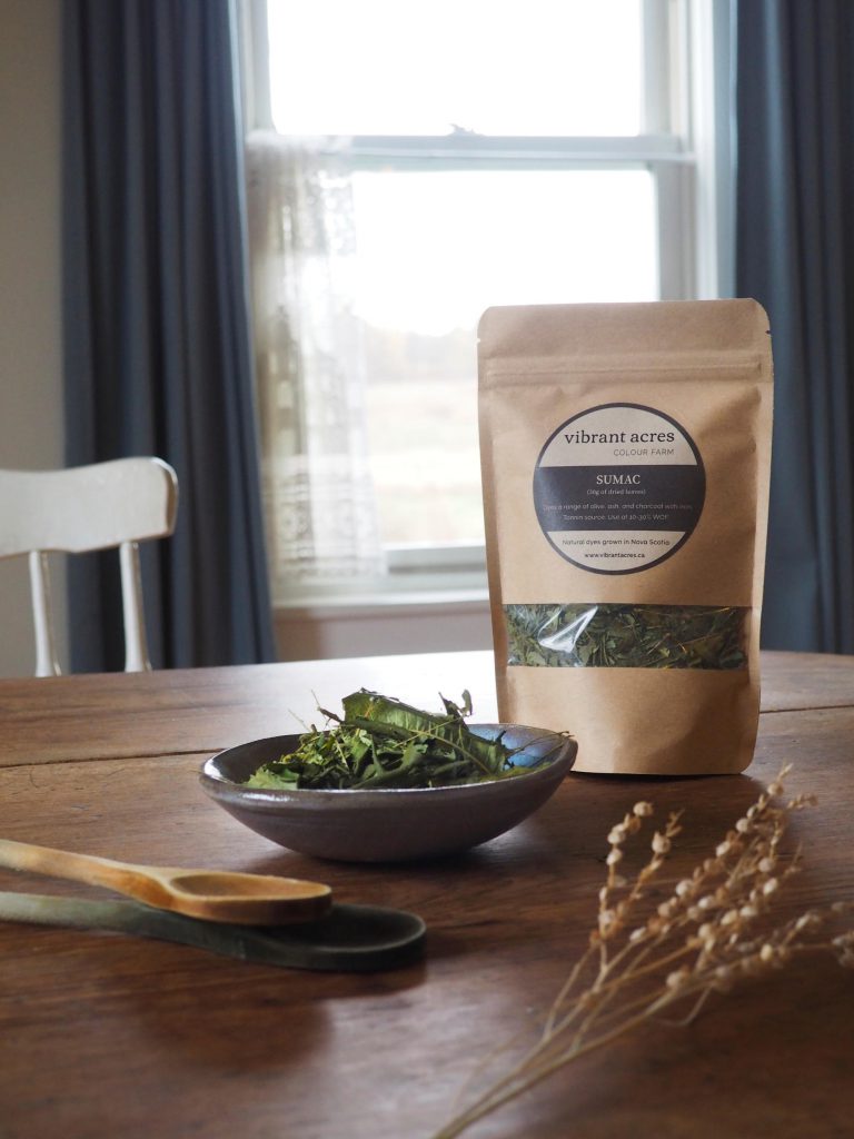 Sumac Natural Dye Foraged in Canada Vibrant Acres