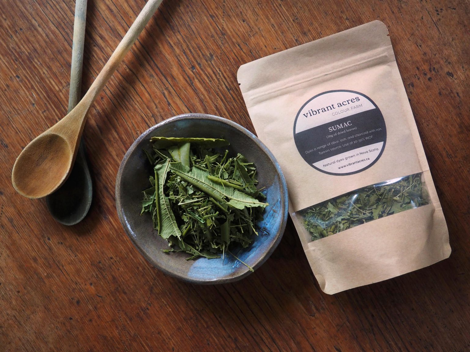 Sumac Natural Dye Foraged in Canada Vibrant Acres